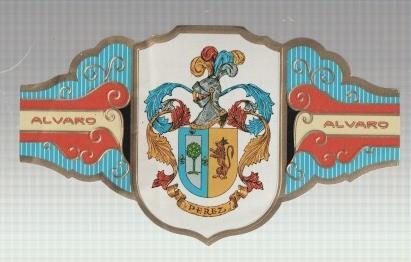 VITOLA fabrica de tabacos ALVARO: Heraldica: Perez