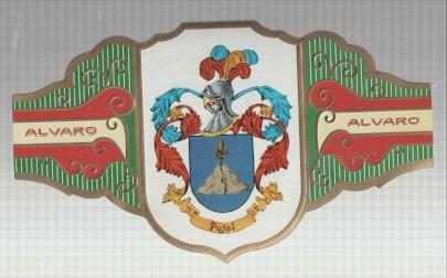 VITOLA fabrica de tabacos ALVARO: Heraldica: Pujol