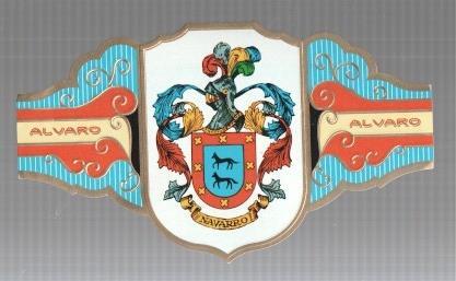 VITOLA fabrica de tabacos ALVARO: Heraldica: Navarro 