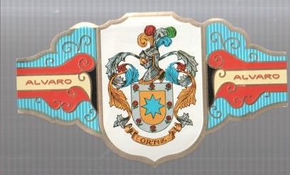 VITOLA fabrica de tabacos ALVARO: Heraldica: Ortiz 