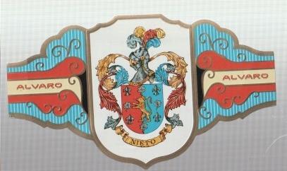 VITOLA fabrica de tabacos ALVARO: Heraldica: Nieto 