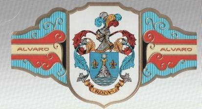 VITOLA fabrica de tabacos ALVARO: Heraldica: Roca 