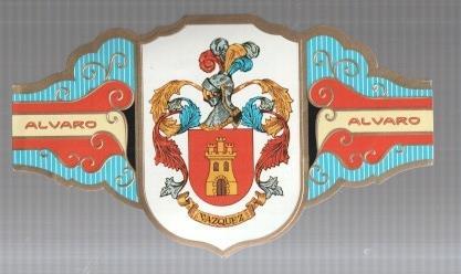 VITOLA fabrica de tabacos ALVARO: Heraldica: Vazquez 