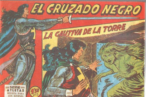 Facsimil: El Cruzado Negro numero 05: la cautiva de la torre