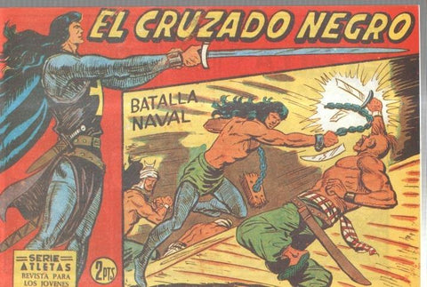 Facsimil: El Cruzado Negro numero 10: Batalla naval