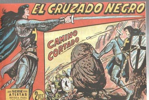 Facsimil: El Cruzado Negro numero 25: Camino cortado