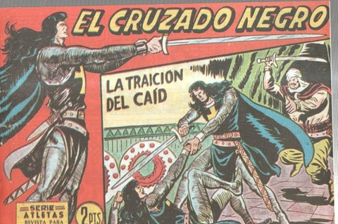 Facsimil: El Cruzado Negro numero 26: La traicion del Caid