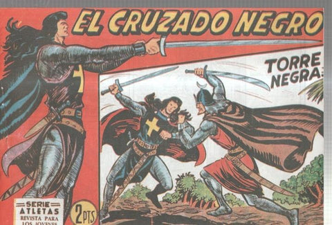 Facsimil: El Cruzado Negro numero 28: Torre negra