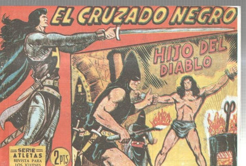 Facsimil: El Cruzado Negro numero 29: Hijo del diablo