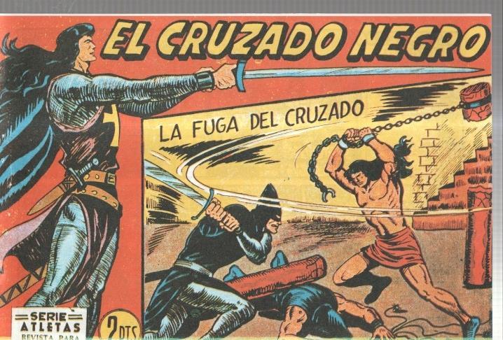 Facsimil: El Cruzado Negro numero 30: La fuga del cruzado