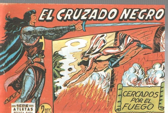 Facsimil: El Cruzado Negro numero 31: Cercados por el fuego