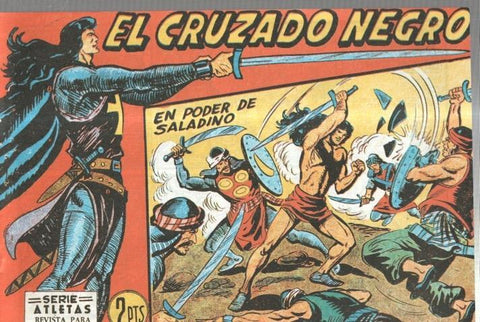 Facsimil: El Cruzado Negro numero 32: En poder de Saladino