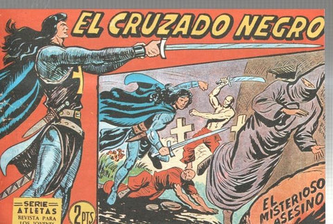 Facsimil: El Cruzado Negro numero 52: El misterioso asesino