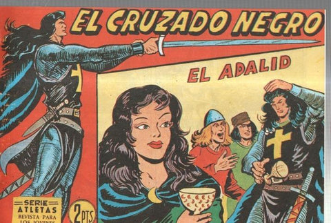 Facsimil: El Cruzado Negro numero 54: El adalid