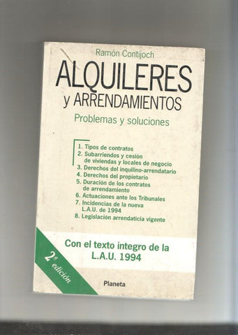 Alquileres y Arrendamientos. Problemas y soluciones