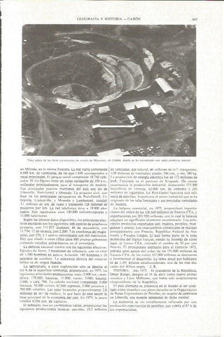 LAMINA V06237: Vista del yacimiento de Mounana en Gabon