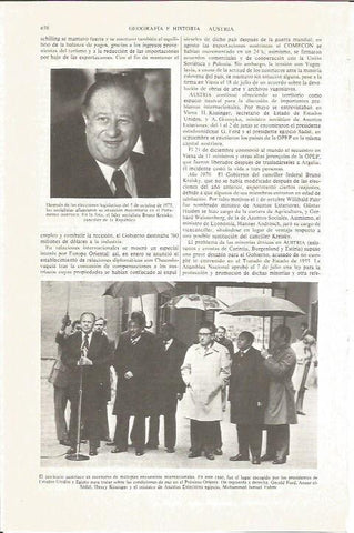 LAMINA V06192: Gerald Ford, Anuar el-Sadat y Henry Kissinger