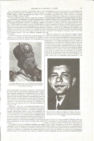 LAMINA V06208: Nikos Sampson presidente de Chipre