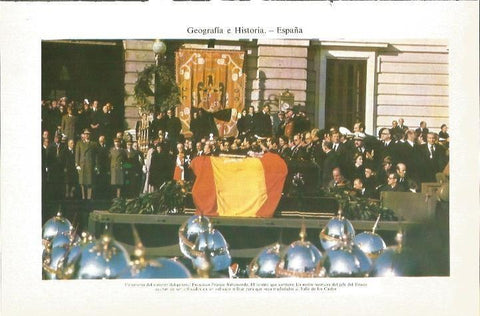 LAMINA V06214: Entierro del general Francisco Franco