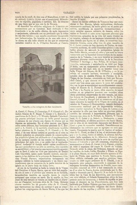 LAMINA V06057: Colegiata San Gaudencio en Varallo, Italia