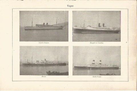 LAMINA V06051: Barcos Infanta Beatriz y Marques de Comillas