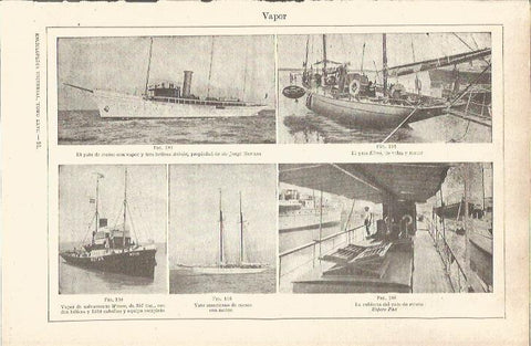LAMINA V06050: Yates de recreo