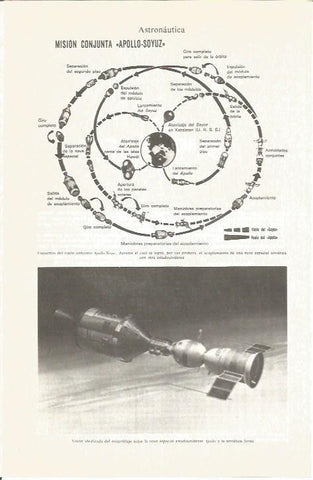 LAMINA V06080: Ensamblaje entre la nave Apollo y Soyuz