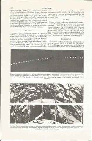 LAMINA V06084: Fotografias de Venus enviadas por las sondas Venera 9 y Venera 10