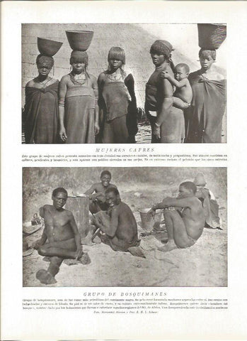 LAMINA V06385: Grupo de bosquimanes