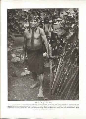 LAMINA V06389: Indio jivaro