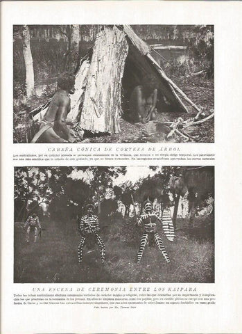 LAMINA V06403: Ceremonia tribu australiana de los Kaipara