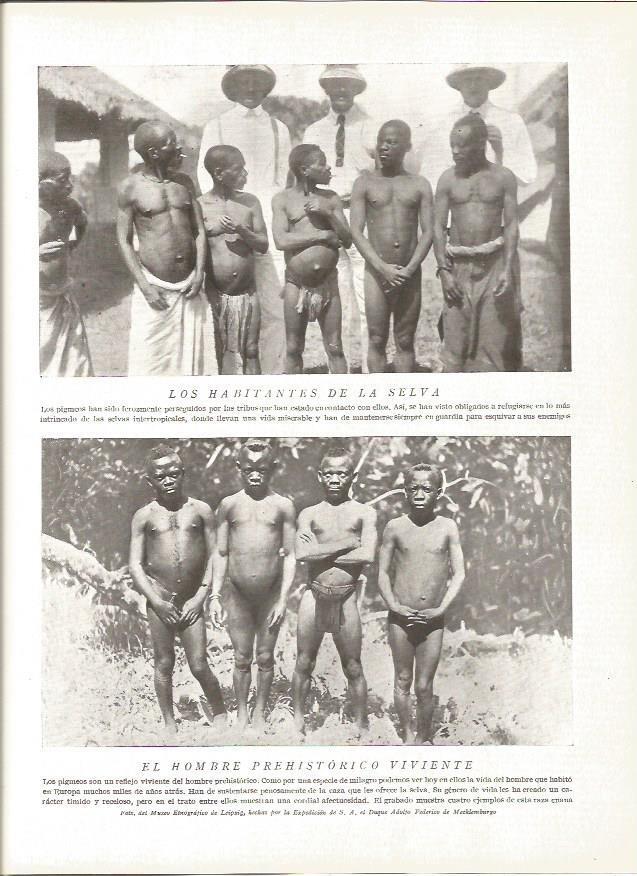 LAMINA V06374: Hombres Pigmeos