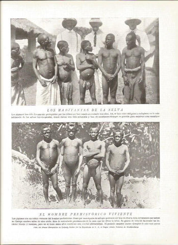LAMINA V06374: Hombres Pigmeos
