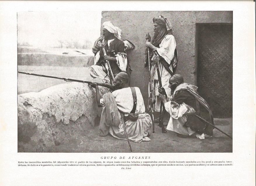 LAMINA V06439: Hombres afganeses, Afganistan