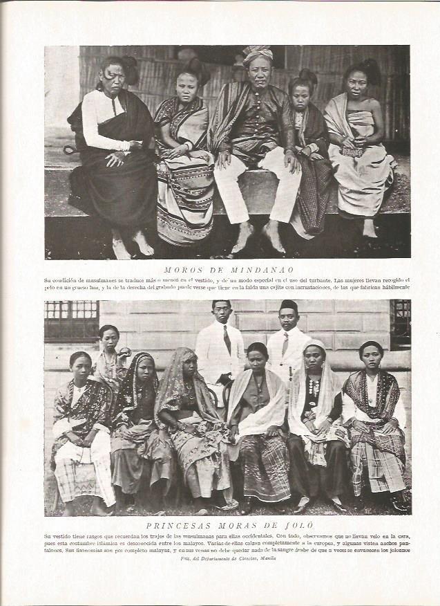 LAMINA V06415: Princesas moras de Jolo, Filipinas