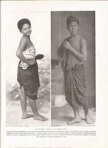 LAMINA V06426: Jovenes thailandeses