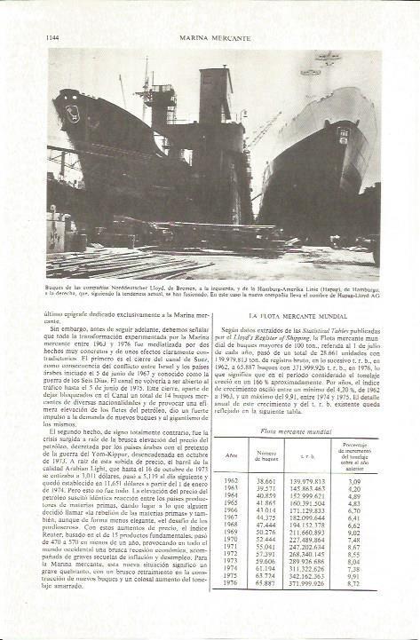 LAMINA V06289: Buques de la compañía Hapag-Lloyd AG
