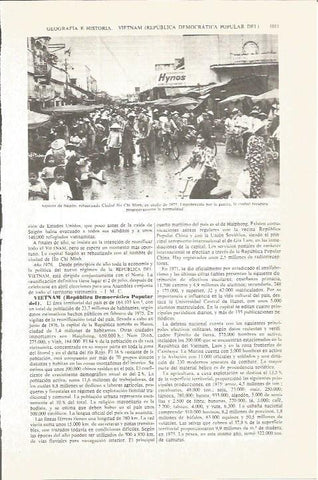 LAMINA V06272: Vista de Ho Chi Minh en 1975