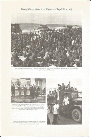 LAMINA V06271: Tropas del Vietcong en Saigon en 1975