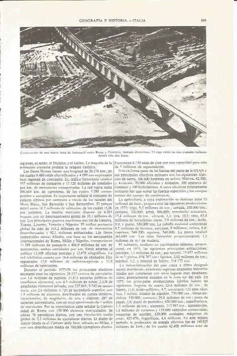 LAMINA V06249: Linea de ferrocarril direttissima 