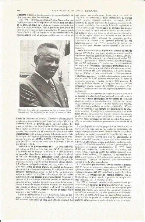 LAMINA V06265: Siaka Stevens en 1976