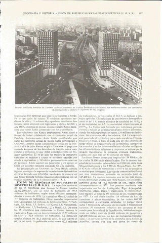 LAMINA V06269: Hoteles en la plaza Smolenskaya, Moscu