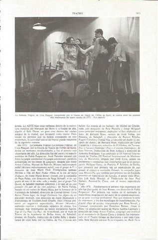 LAMINA V06329: Escena la Setmana Tragica, por Escola de Teatre de l'Orfeo de Sants 1975