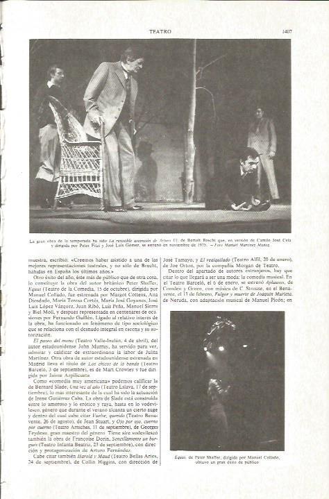 LAMINA V06328: Escena La resistible ascension de Arturo 1975