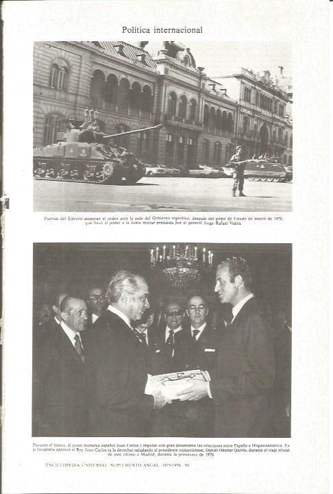 LAMINA V06308: Daniel Oduber Quiros junto a Juan Carlos I en 1976
