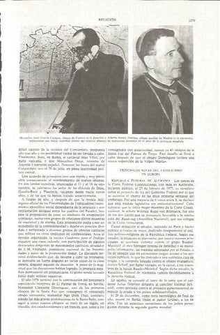 LAMINA V06316: Monseñor Jose Guerra Campos