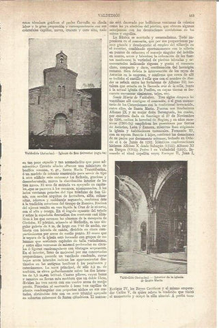 LAMINA V05799: Iglesia de Santa Maria en Valdedios, Asturias