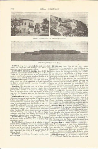 LAMINA V05678: Vistas de Goree, Senegal