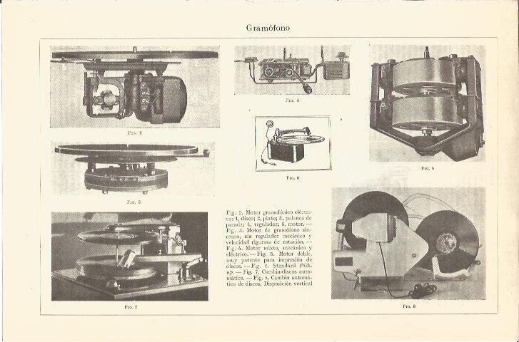 LAMINA V05685: Gramofono