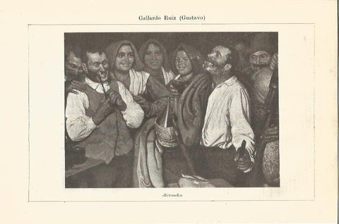 LAMINA V05640: Estornello por G. Gallardo Ruiz